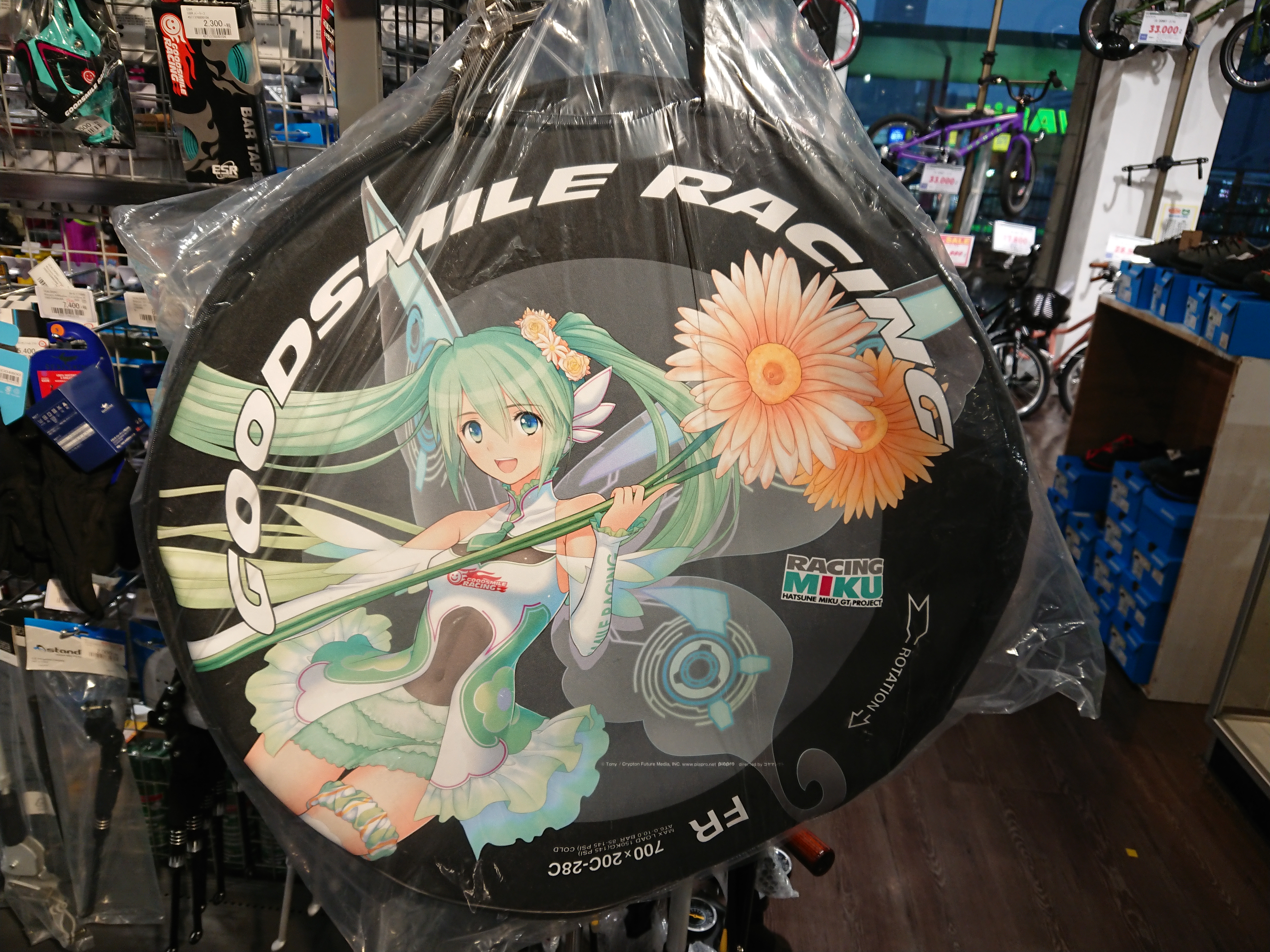 初音ミク ホイールバッグ入荷しました サイクルスポット&ル・サイク海老名店 | 自転車専門店 サイクルスポット/ル・サイク