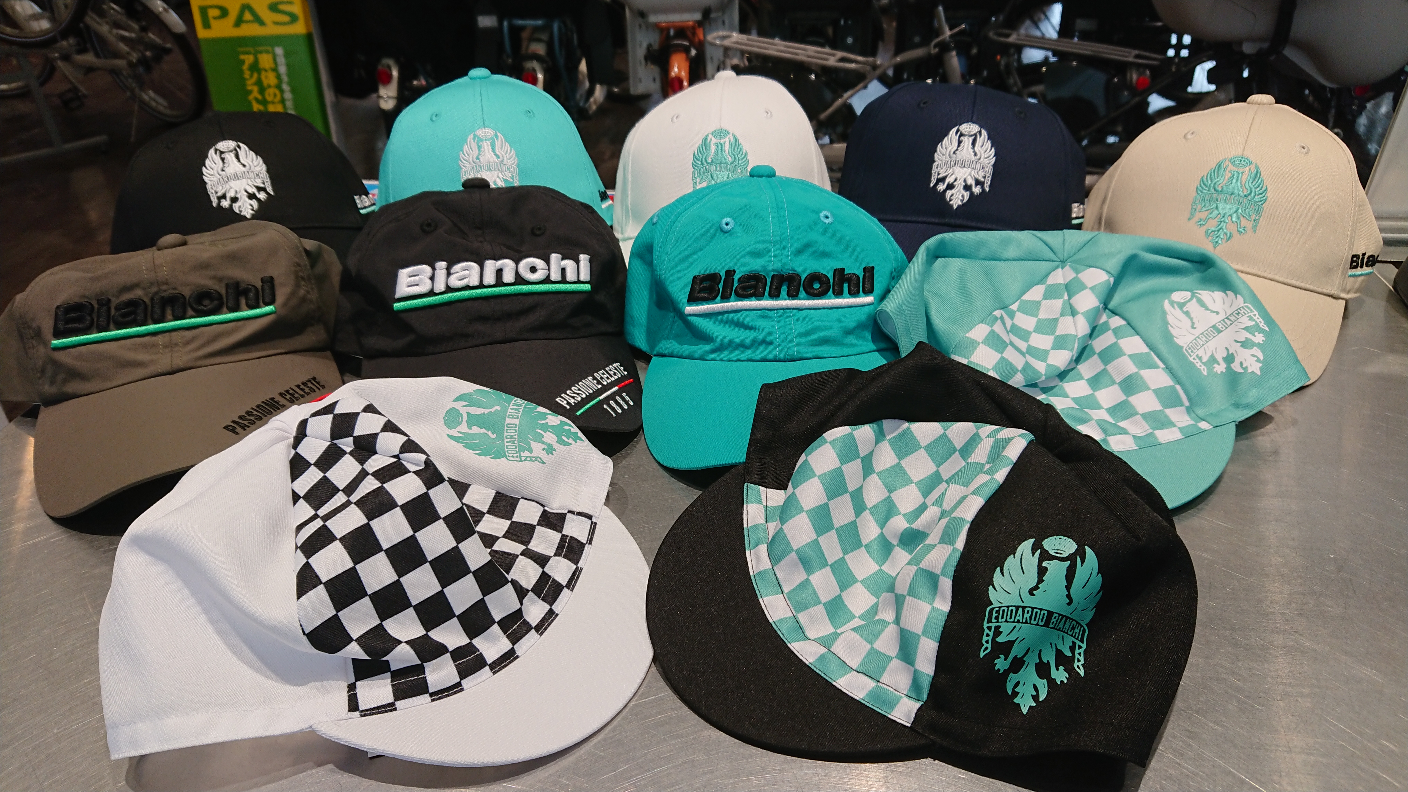 Bianchi CAP&BAG 入荷しました サイクルスポット&ル・サイク海老名店